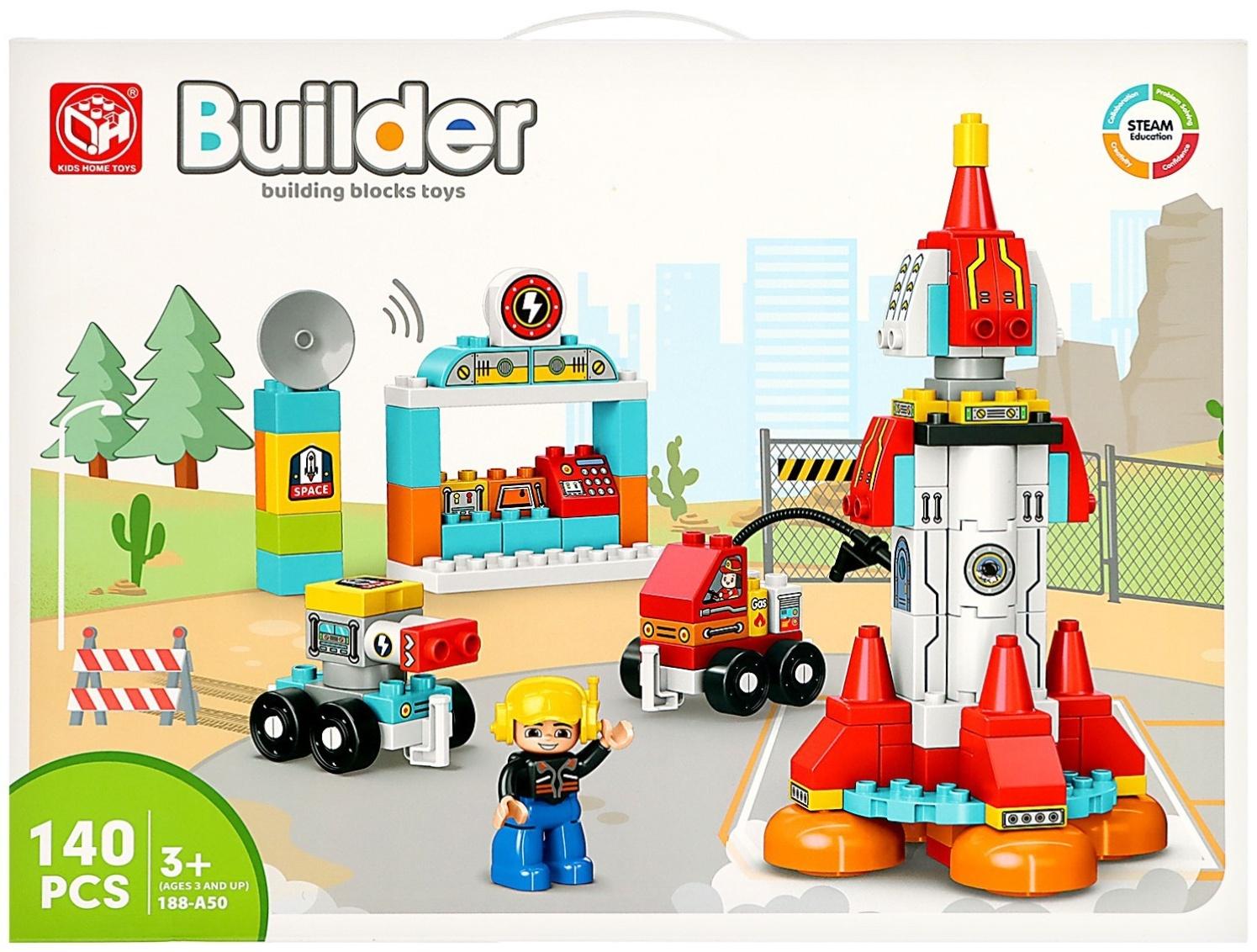 Конструктор «Космическая ракета», 140 деталей