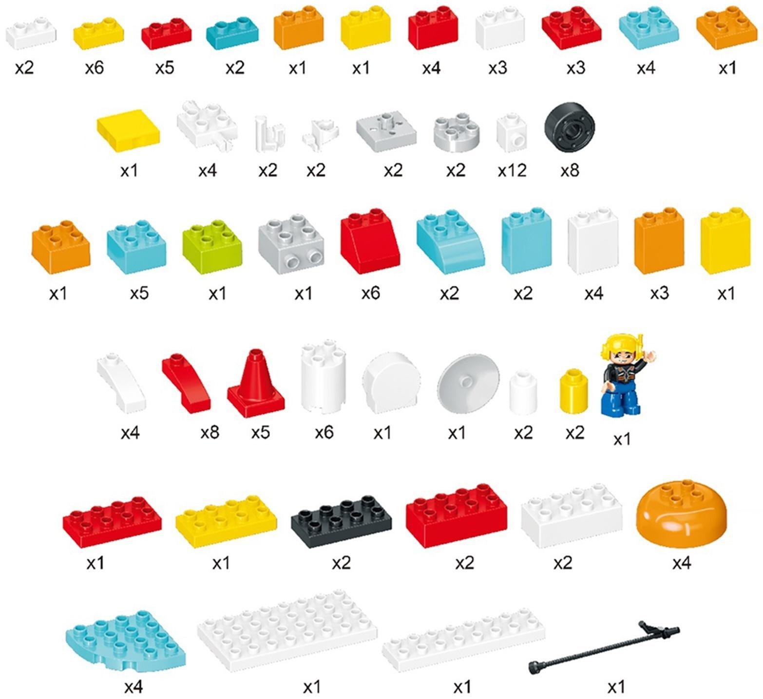 Конструктор «Космическая ракета», 140 деталей