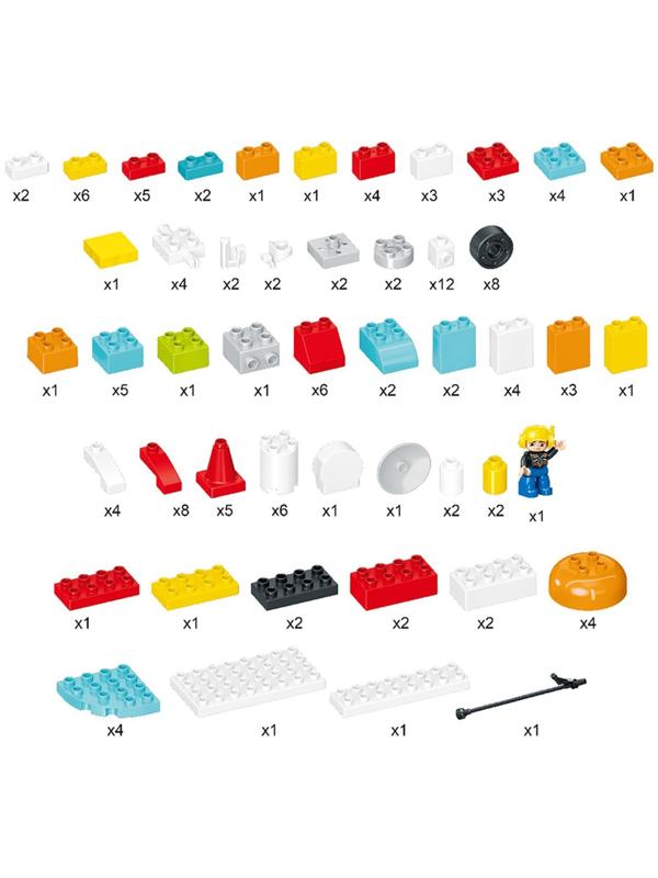 Конструктор «Космическая ракета», 140 деталей