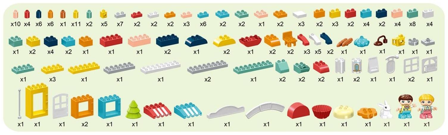 Конструктор «Улица счастья», 2 варианта сборки, 186 деталей