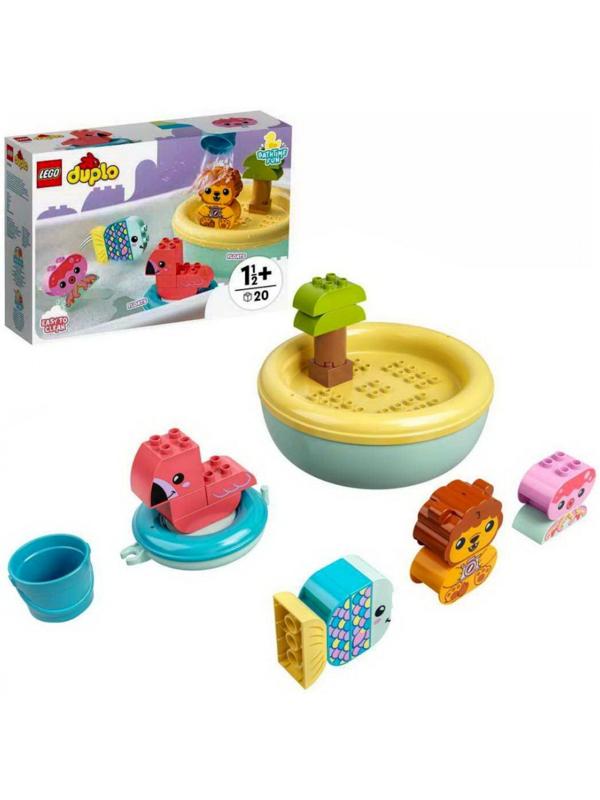 Конструктор «Приключения в ванной: плавучий остров для зверей»