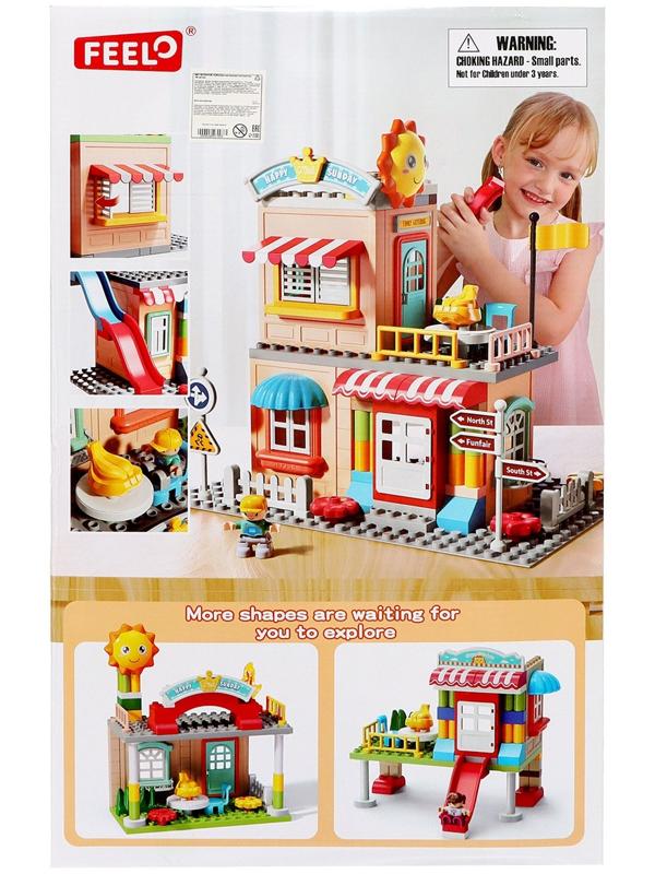 Конструктор Город «Парк аттракционов», 194 детали