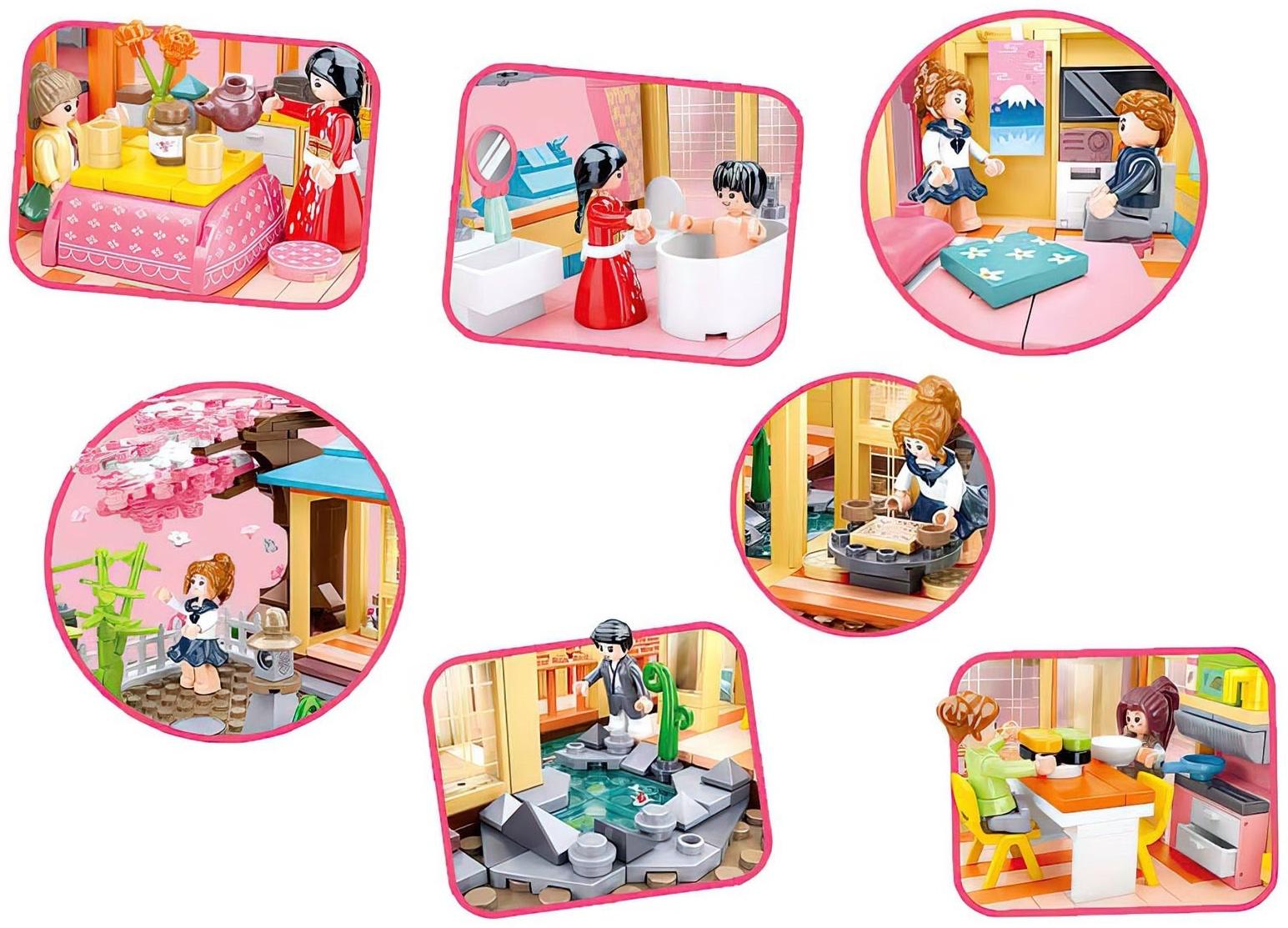 Конструктор Розовая мечта «Загородный коттедж», 1029 деталей