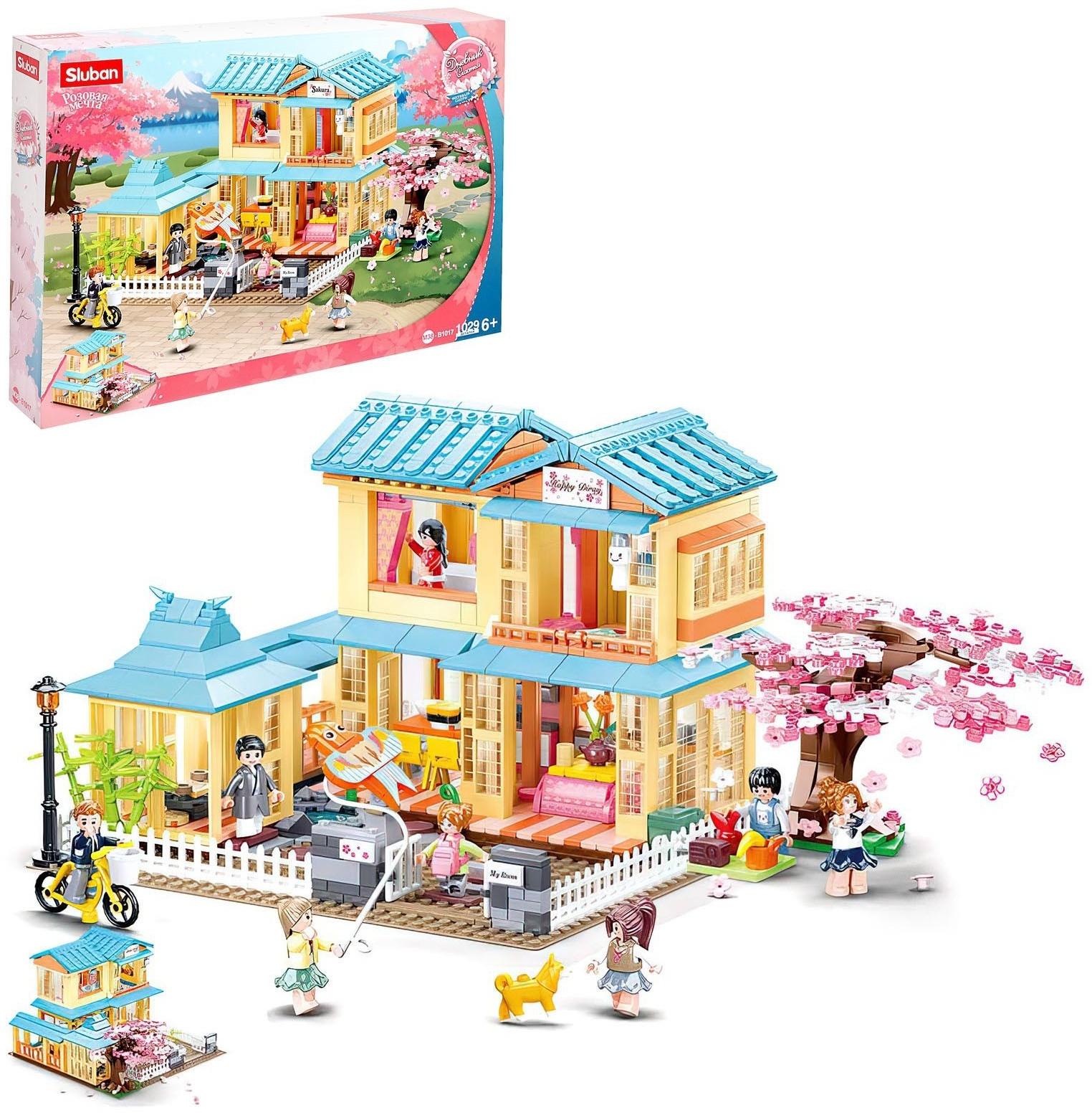 Конструктор Розовая мечта «Загородный коттедж», 1029 деталей