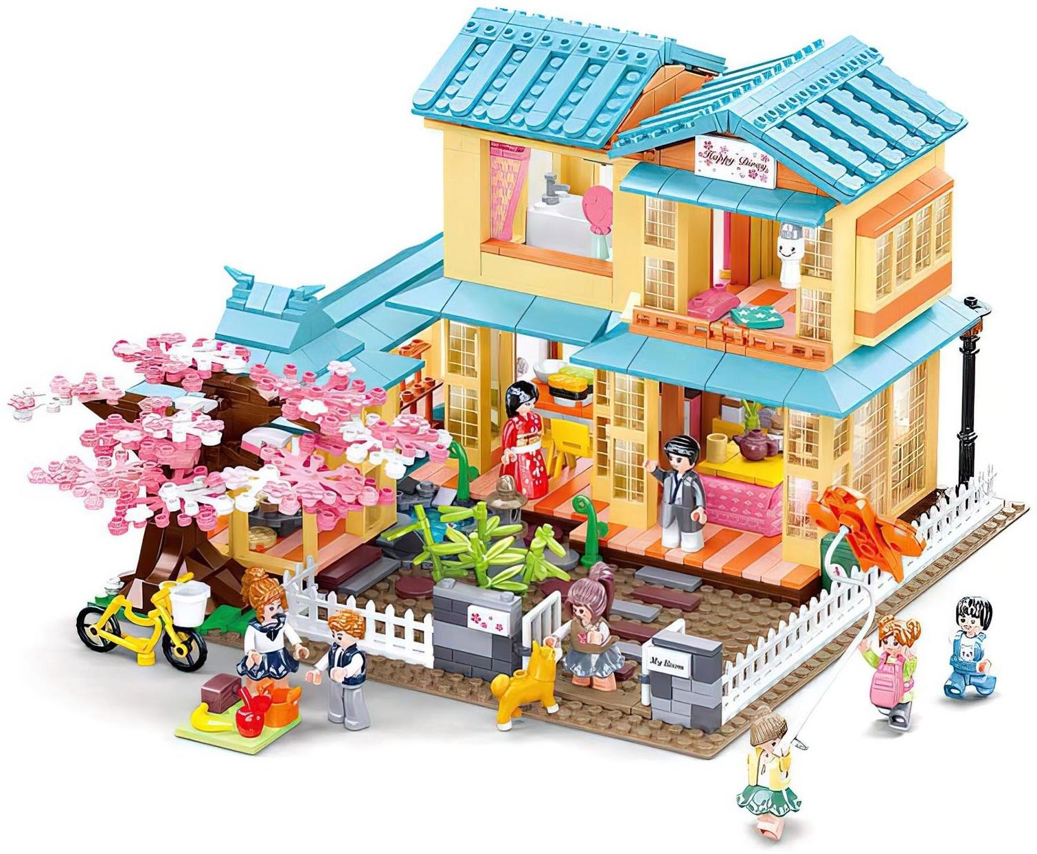 Конструктор Розовая мечта «Загородный коттедж», 1029 деталей