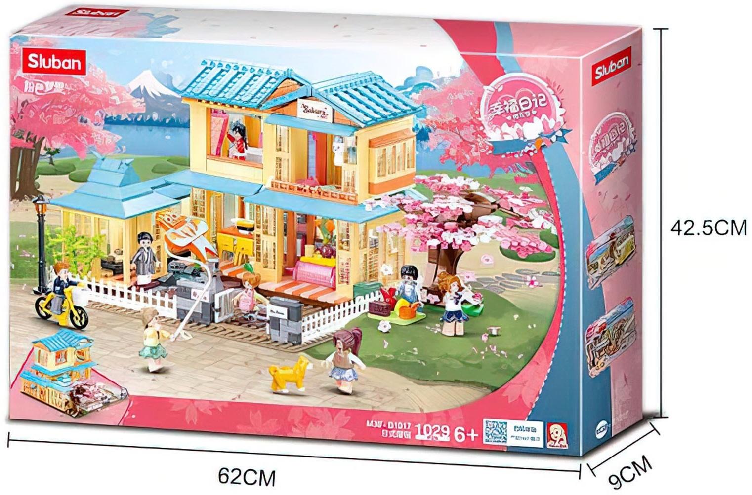 Конструктор Розовая мечта «Загородный коттедж», 1029 деталей