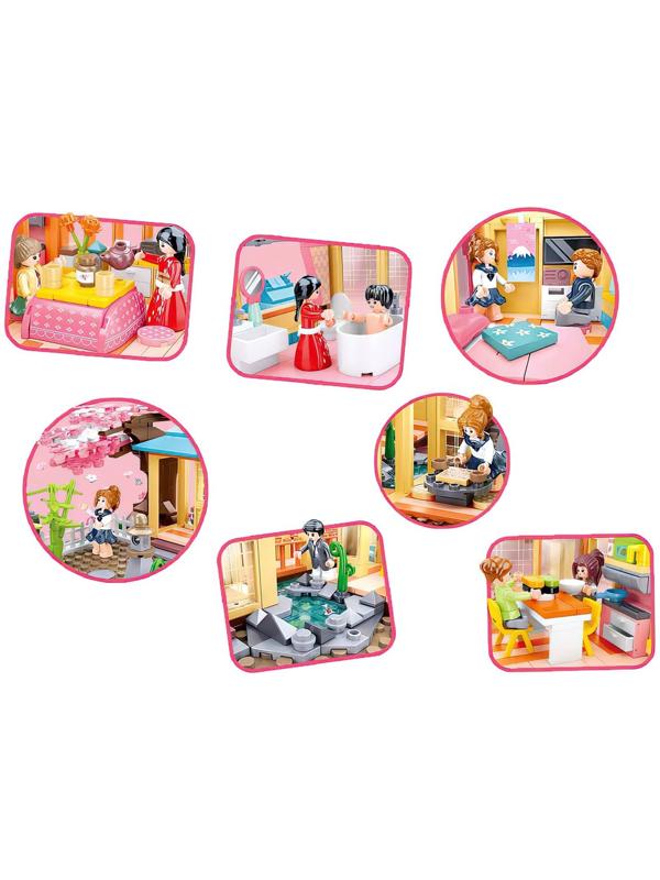 Конструктор Розовая мечта «Загородный коттедж», 1029 деталей