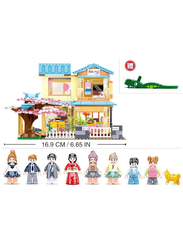 Конструктор Розовая мечта «Загородный коттедж», 1029 деталей