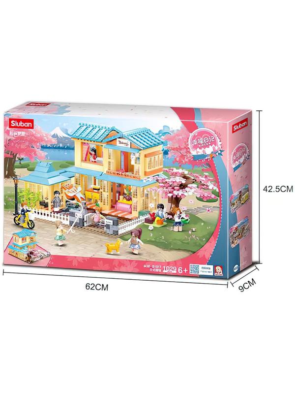 Конструктор Розовая мечта «Загородный коттедж», 1029 деталей