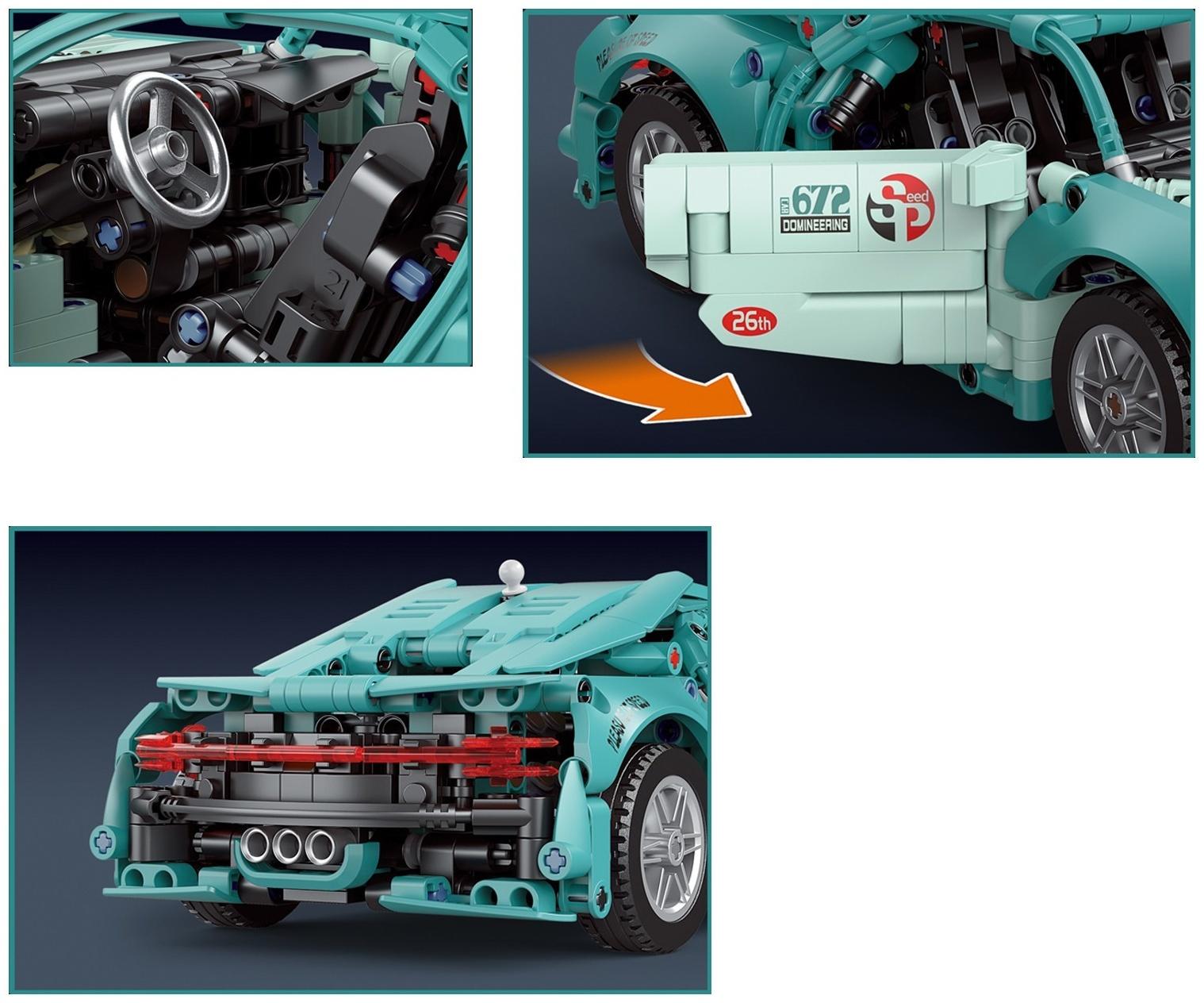 Конструктор Техно «Фурия Тиффани», 1034 детали