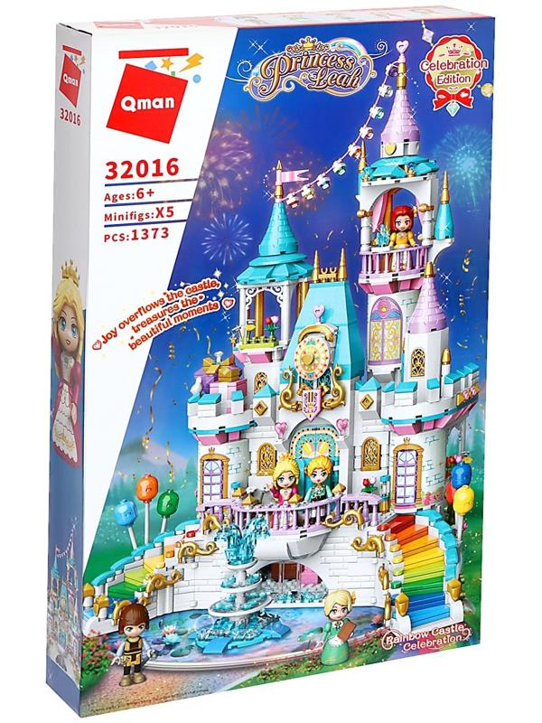 Конструктор Принцессы «Радужный замок», 1373 детали