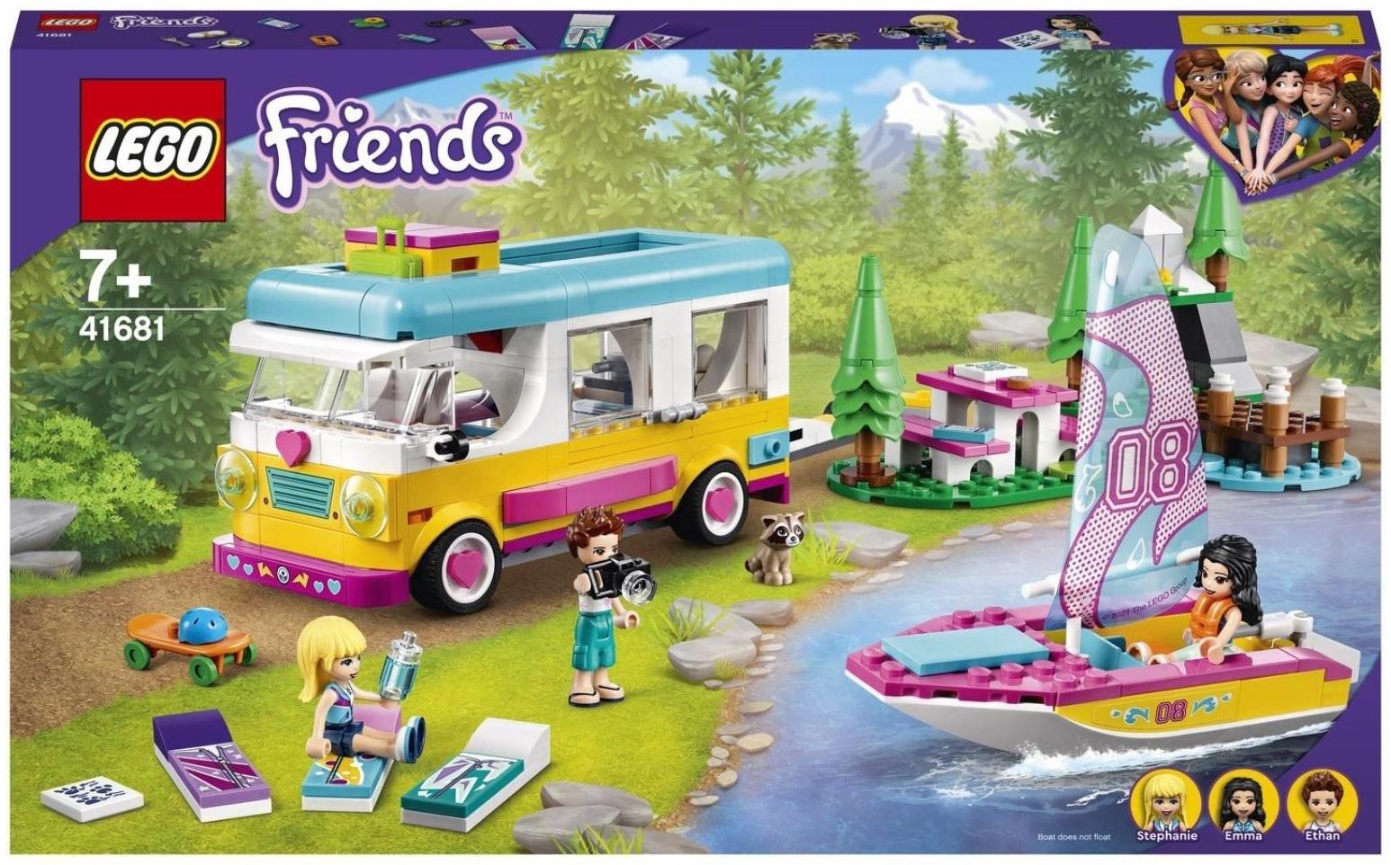 Конструктор Lego Friends «Лесной дом на колесах и парусная лодка» 41681 / 487 деталей