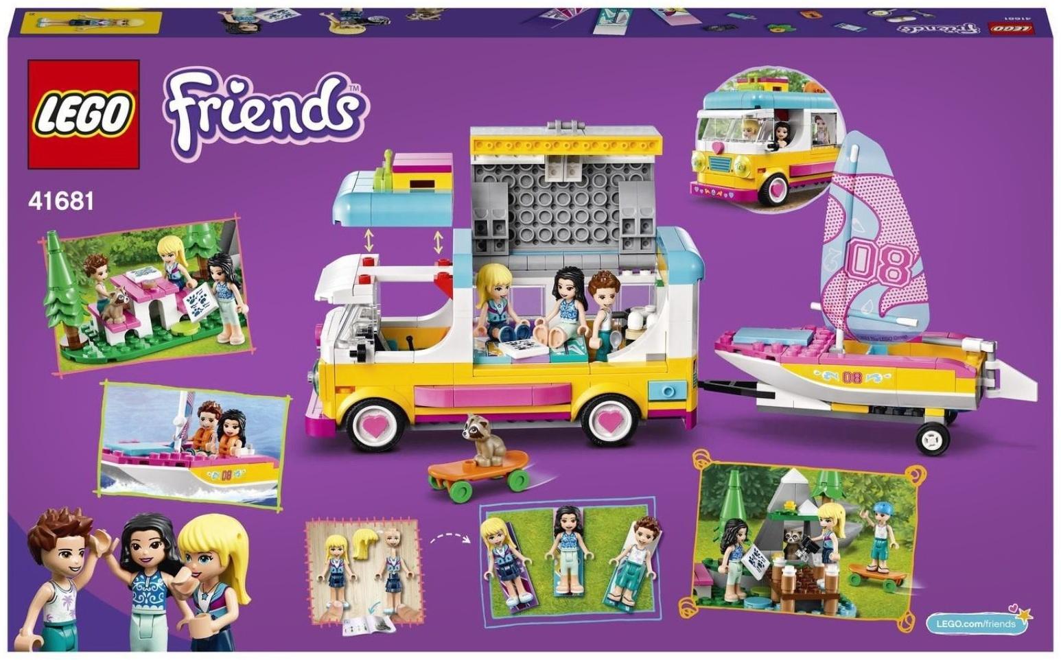 Конструктор Lego Friends «Лесной дом на колесах и парусная лодка» 41681 / 487 деталей