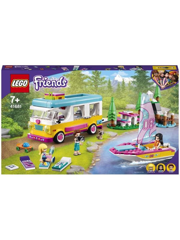 Конструктор Lego Friends «Лесной дом на колесах и парусная лодка» 41681 / 487 деталей