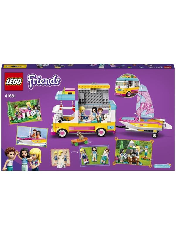 Конструктор Lego Friends «Лесной дом на колесах и парусная лодка» 41681 / 487 деталей