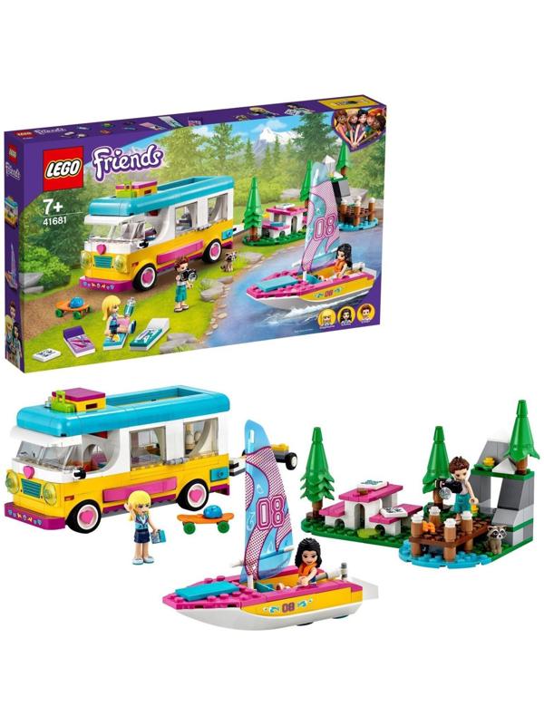 Конструктор Lego Friends «Лесной дом на колесах и парусная лодка» 41681 / 487 деталей