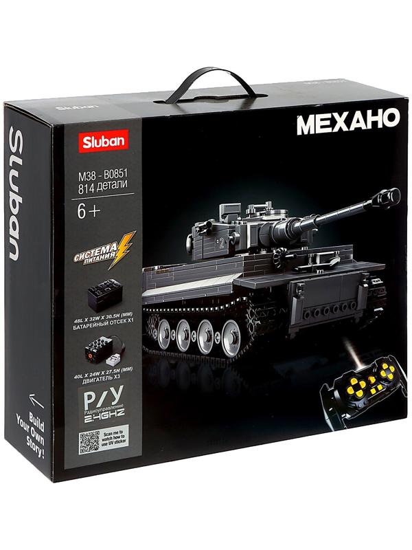 Конструктор Механо «Немецкий танк TIGER», радиоуправление, 814 деталей