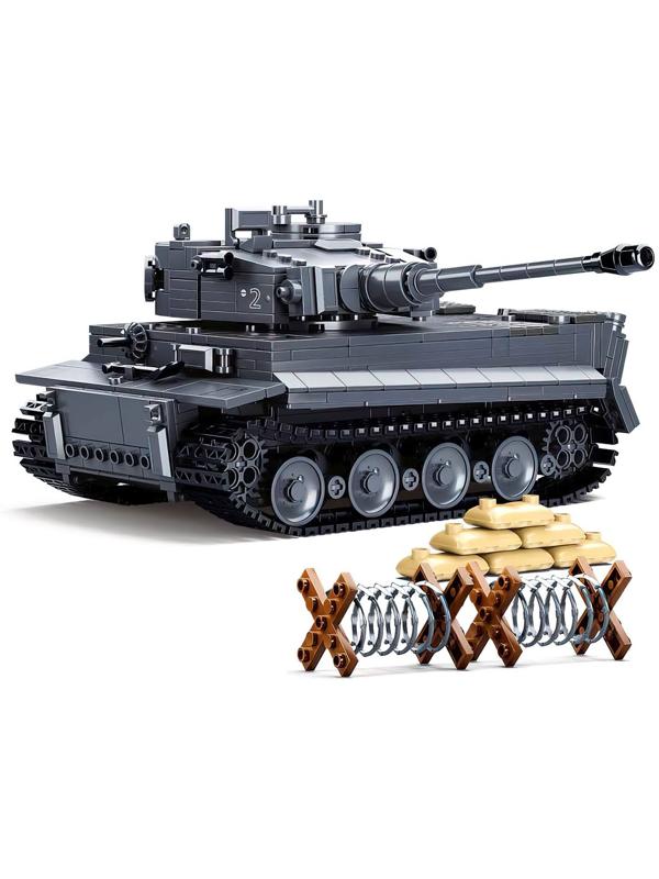 Конструктор Механо «Немецкий танк TIGER», радиоуправление, 814 деталей