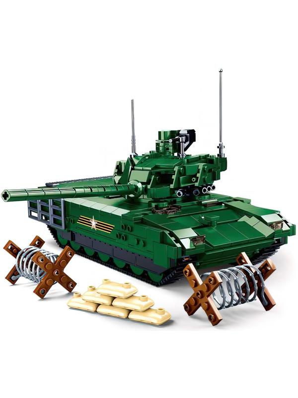 Конструктор Механо «Российский танк T-14 Армата», радиоуправление, 995 деталей