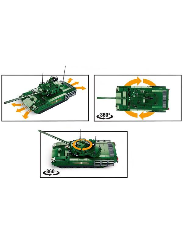 Конструктор Механо «Российский танк T-14 Армата», радиоуправление, 995 деталей