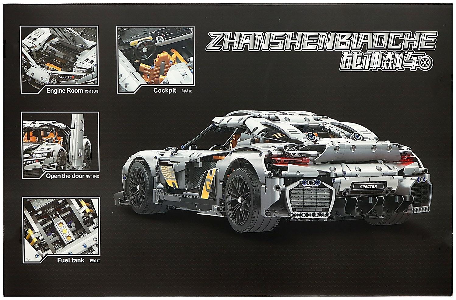 Конструктор Техно SPECTER GT, радиоуправление, 3508 деталей