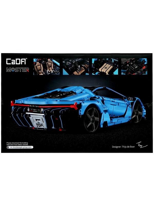 Конструктор CaDA «Спорткар Lamborghini Aventador 770-4» C61041W / 3842 детали