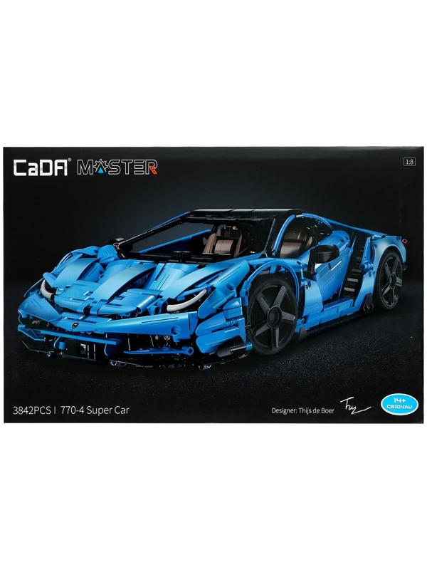 Конструктор CaDA «Спорткар Lamborghini Aventador 770-4» C61041W / 3842 детали