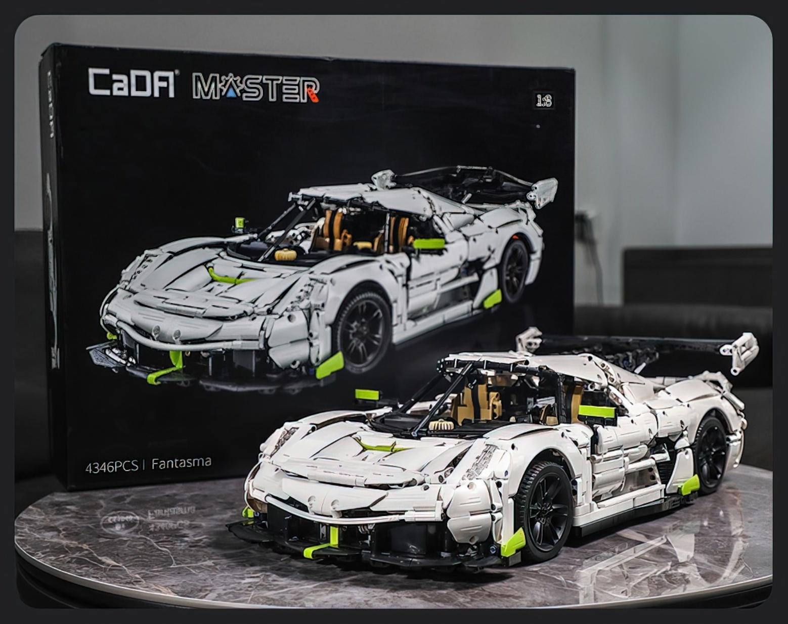 Конструктор CaDA 1:8 «Спорткар Fantasma» C61048W / 4346 деталей