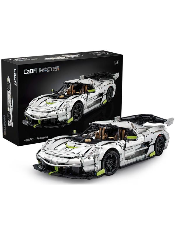 Конструктор CaDA 1:8 «Спорткар Fantasma» C61048W / 4346 деталей