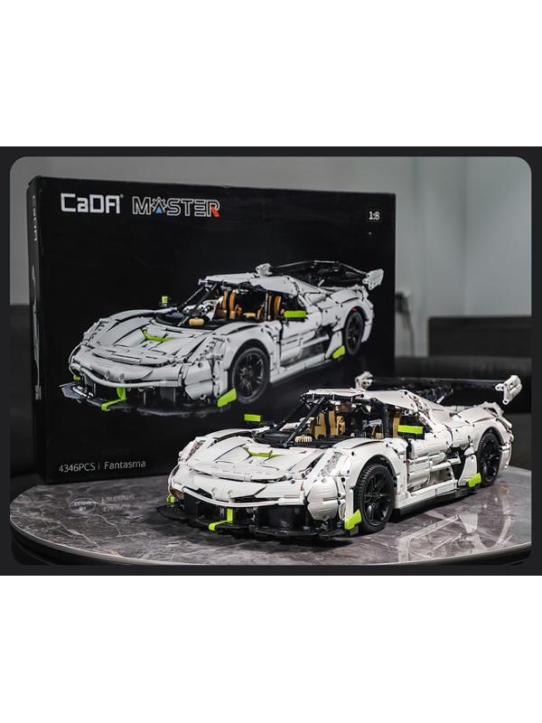 Конструктор CaDA 1:8 «Спорткар Fantasma» C61048W / 4346 деталей