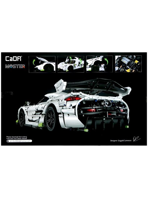 Конструктор CaDA 1:8 «Спорткар Fantasma» C61048W / 4346 деталей