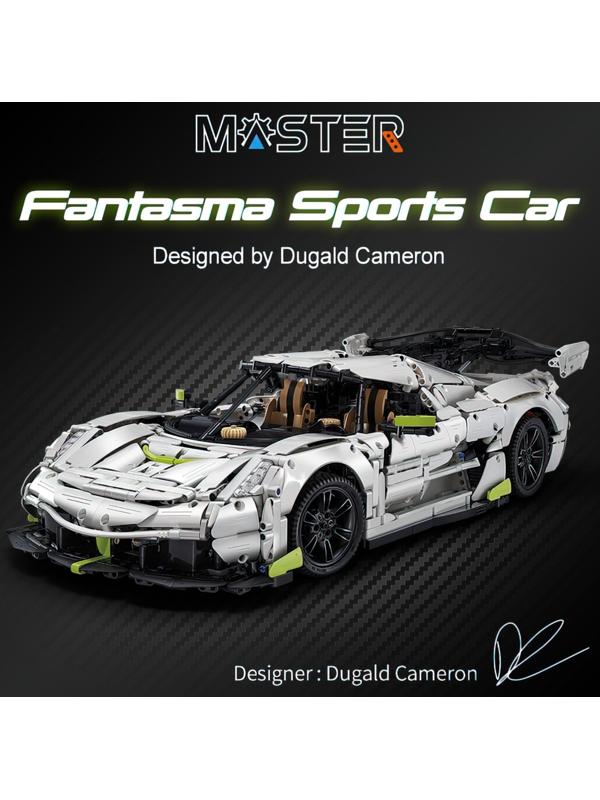 Конструктор CaDA 1:8 «Спорткар Fantasma» C61048W / 4346 деталей