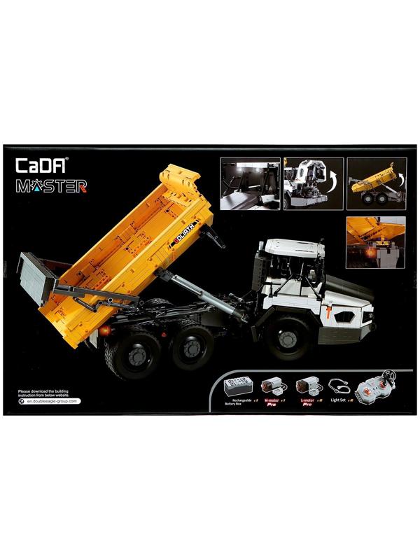 Конструктор радиоуправляемый CaDA 1:17 «Строительный грузовик» C61054W / 3067 деталей