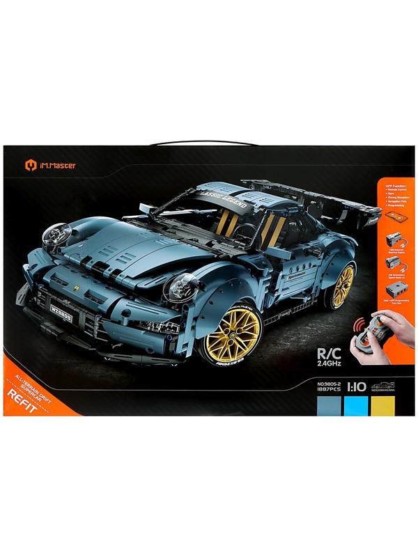Конструктор «Спортивная тачка», радиоуправление, 1:10, 1887 деталей