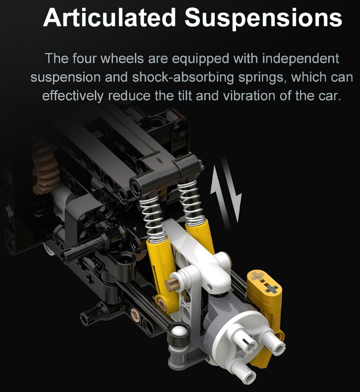 Конструктор радиоуправляемый CaDA 1:8 «Автомобиль Ferrari 458 Italia» C61057W / 3187 деталей