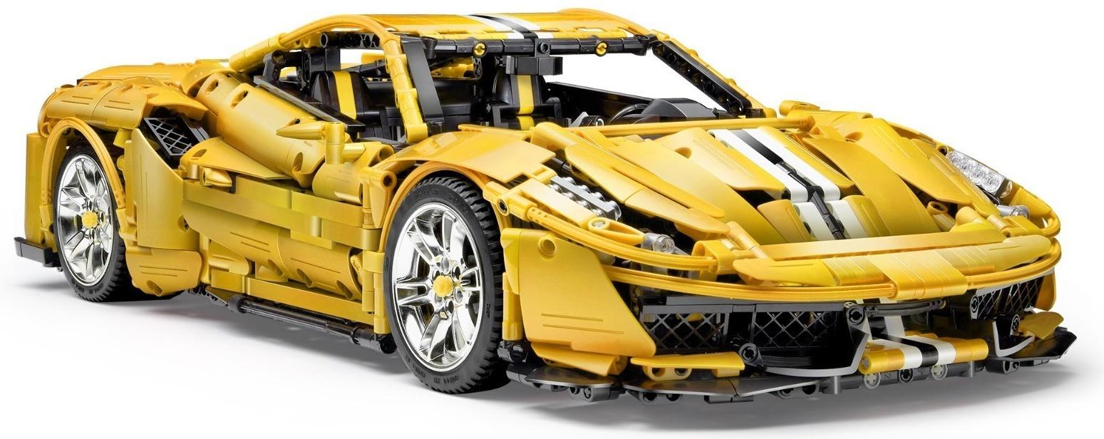 Конструктор радиоуправляемый CaDA 1:8 «Автомобиль Ferrari 458 Italia» C61057W / 3187 деталей