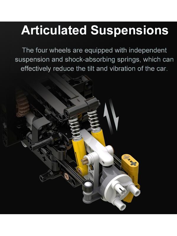 Конструктор радиоуправляемый CaDA 1:8 «Автомобиль Ferrari 458 Italia» C61057W / 3187 деталей