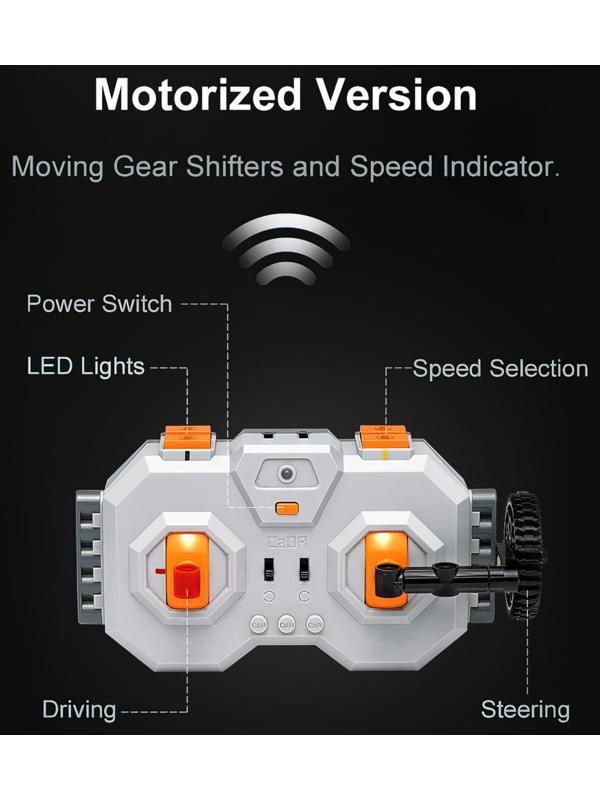 Конструктор радиоуправляемый CaDA 1:8 «Автомобиль Ferrari 458 Italia» C61057W / 3187 деталей