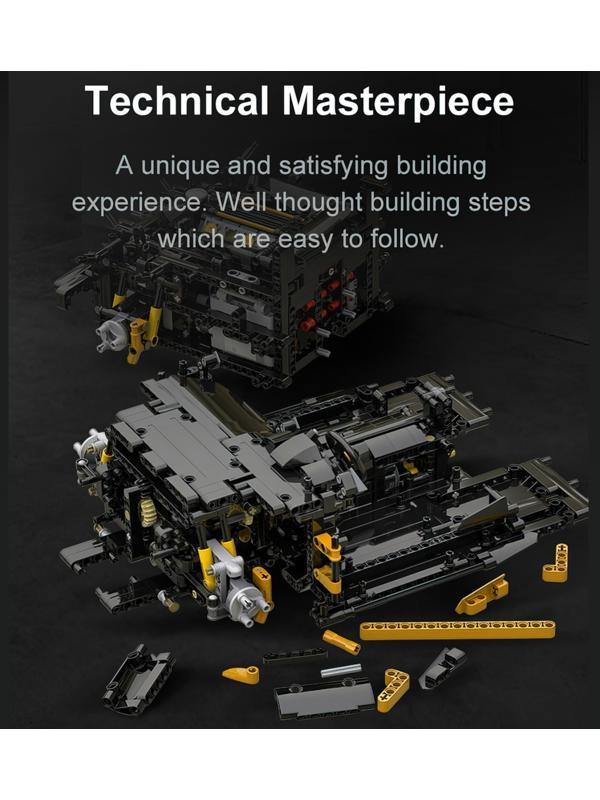 Конструктор радиоуправляемый CaDA 1:8 «Автомобиль Ferrari 458 Italia» C61057W / 3187 деталей