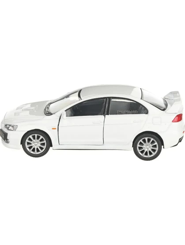 Металлическая машинка Kinsmart 1:36 «2008 Mitsubishi Lancer Evolution X» KT5329D инерционная / Белый
