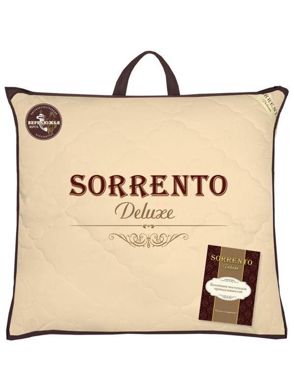 Подушка 70х70см, стеган., Верблюжья шерсть/сатин, (110504)