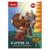 Картон цветной Комус Три богатыря 10л 10цв А4 мелован.папка