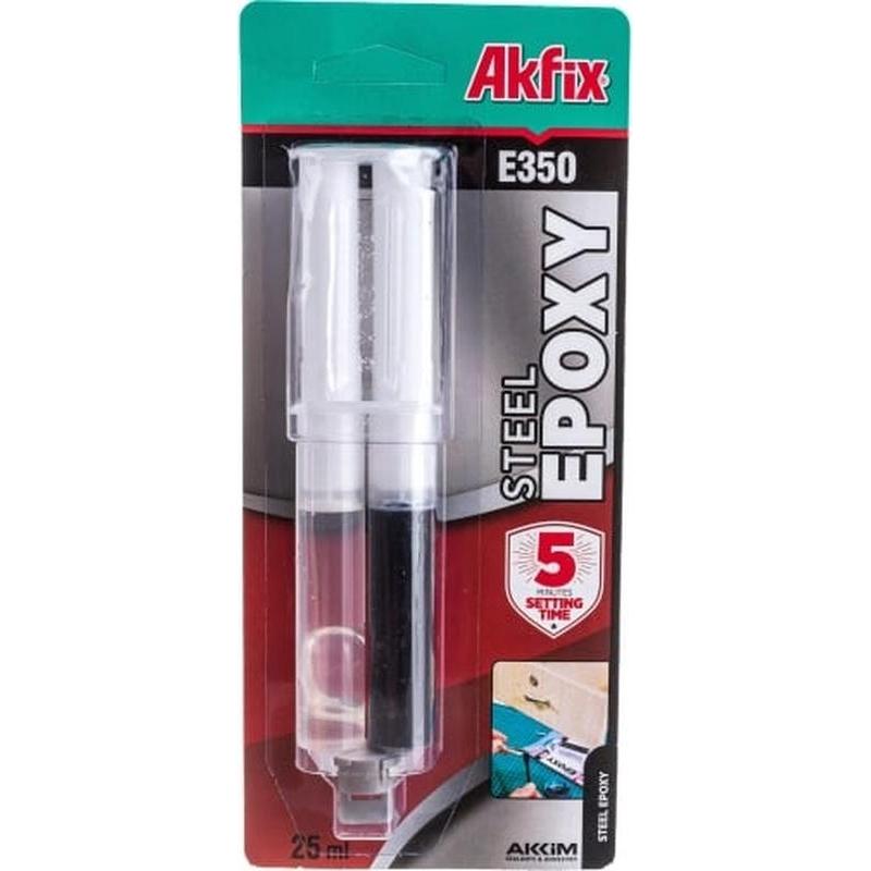Клей эпоксидный для металла Akfix E350, 25 мл (AKU137)