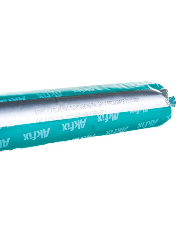 Герметик полиуретановый быстросохнущий Akfix 637FC, серый, 600 мл (AA667)