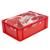 Ящик мясной Е2 с гладким дном 600x400x200_красный арт.207 гд
