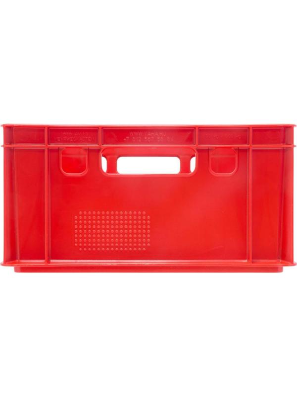 Ящик мясной Е2 с гладким дном 600x400x200_красный арт.207 гд