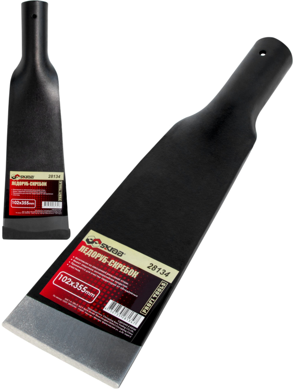 Ледоруб-скребок Skrab 28134 Узкий без черенка / 10.2 х 35.5см. / 1,2 кг.