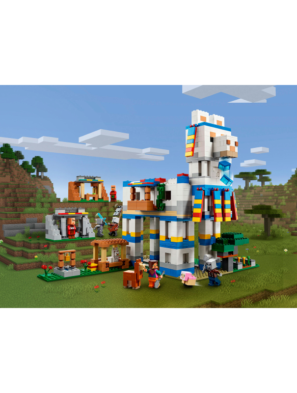 Конструктор Lari «Деревня лам» 88001 (Minecraft 21188) / 1252 детали