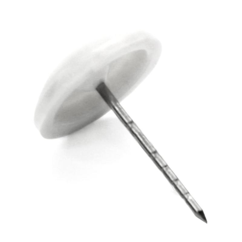 Датчик иглы пластиковые белые с насечкой 19 мм, 1000 шт/уп