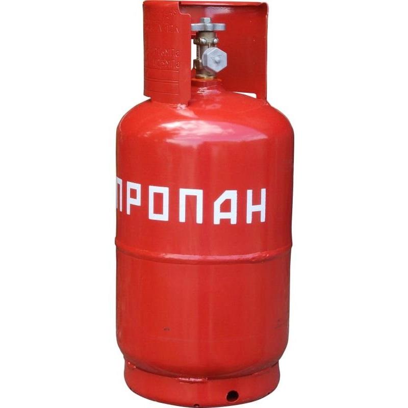 Баллон газовый пропан НЗГА 12л. бытовой с вентилем ВБ-2 (СВ-БАЛ12Н)